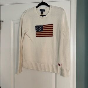 Never worn RALPH LAUREN The Iconic Flag Sweater